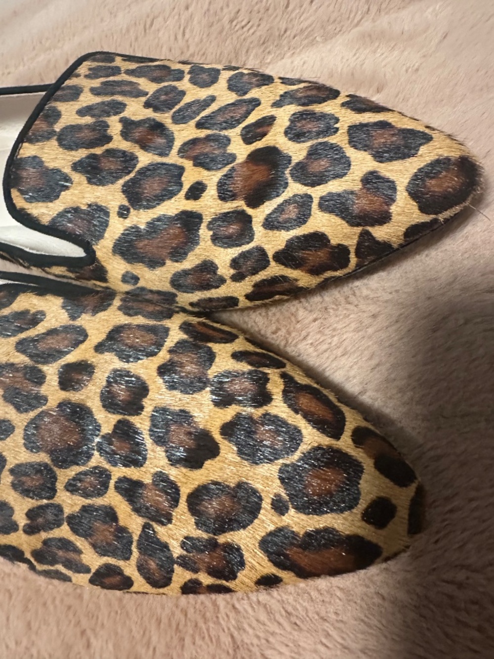 Gianni Bini Leopard Print Calf Hair Shoes - Picture 5 of 6